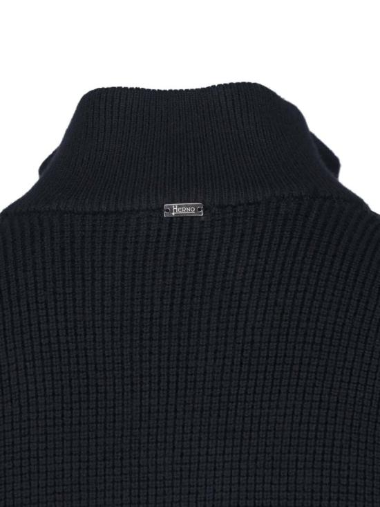 26FW 에르노 니트웨어 MP000138U 702599300 Black - HERNO