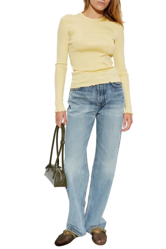  알라이아 데님 팬츠 FW26F303 AA9P1274D023C A20 DirtyWash 30 BLUE