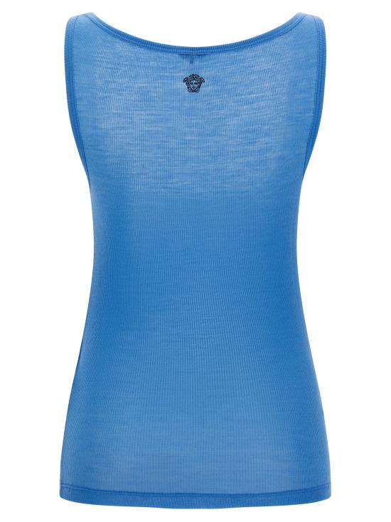  베르사체 민소매 티셔츠 LD10236981A175481V440 BLUE - VERSACE