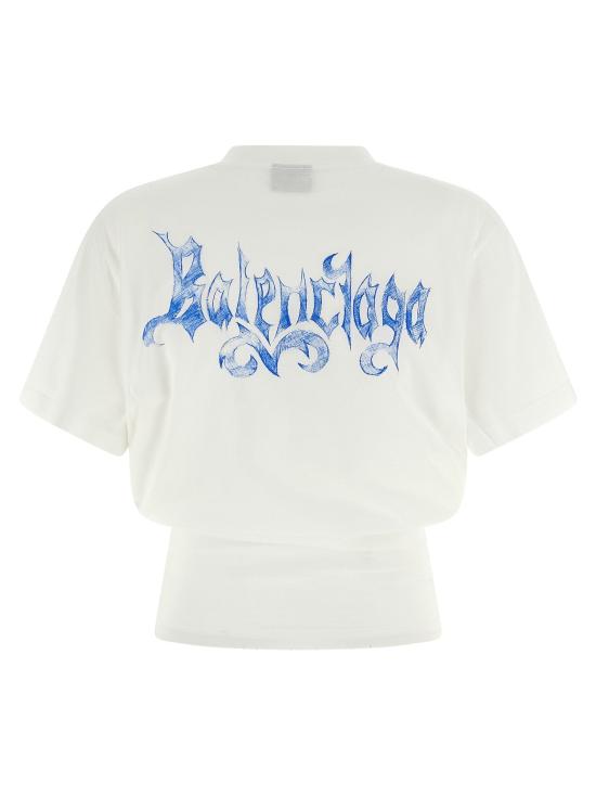  발렌시아가 탑 LDA0016UTUVQ49000 WHITE - BALENCIAGA