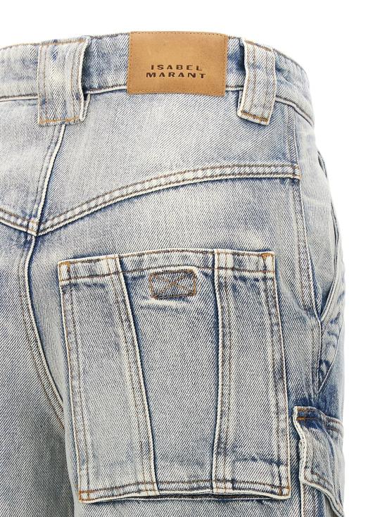  이자벨마랑에뚜왈 데님 팬츠 LD24PPA0280FAB1H02E30LU LIGHT BLUE - ISABEL MARANT ETOILE