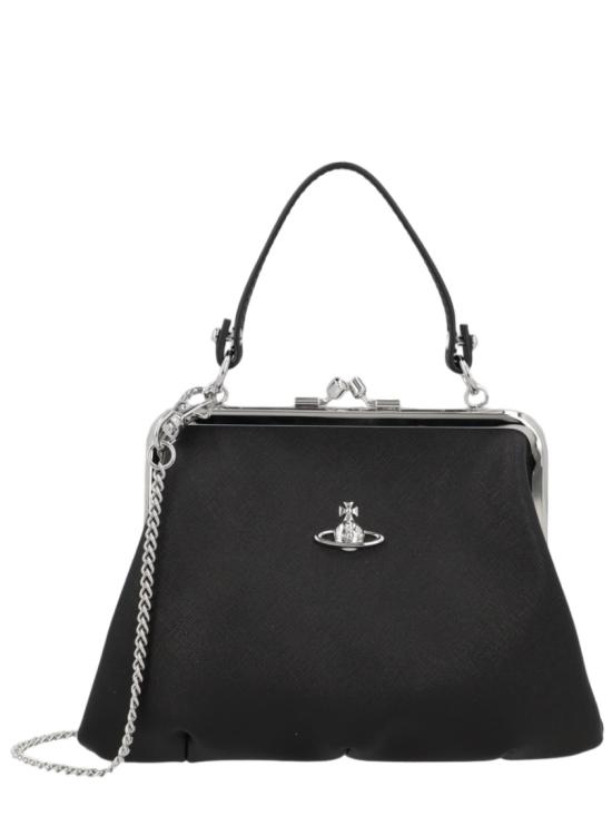 26FW 비비안웨스트우드 그래니 프레임 퍼스 4B010007W S0021N401 Black