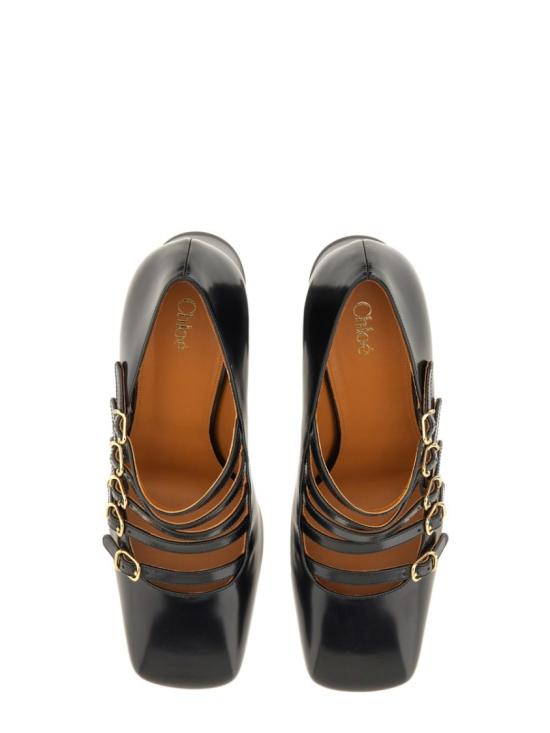 25FW 끌로에 힐/펌프스 C25A11COL 001 Black - CHLOE