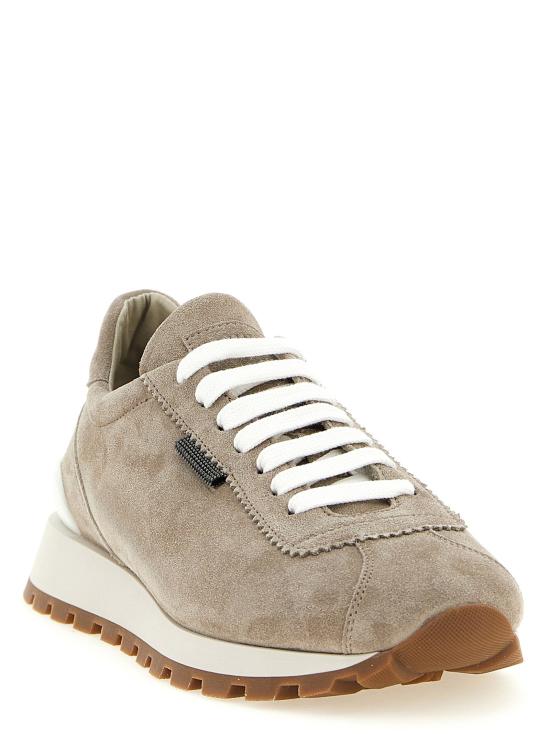  브루넬로 쿠치넬리 스니커즈 LDMZSFG2110PC5859 BEIGE - BRUNELLO CUCINELLI