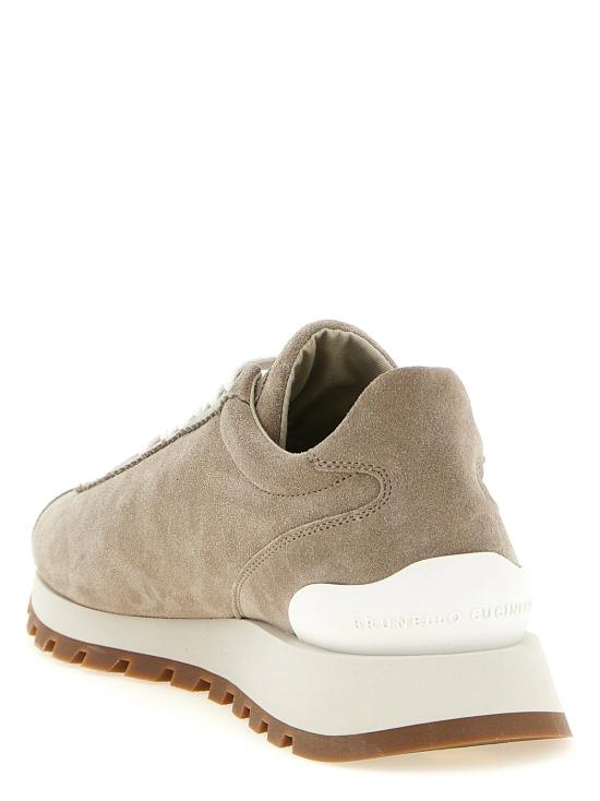  브루넬로 쿠치넬리 스니커즈 LDMZSFG2110PC5859 BEIGE - BRUNELLO CUCINELLI