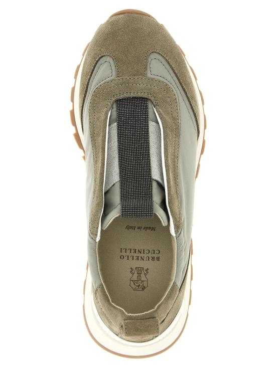  브루넬로 쿠치넬리 스니커즈 LDMZ47G2127C7550 TAUPE - BRUNELLO CUCINELLI