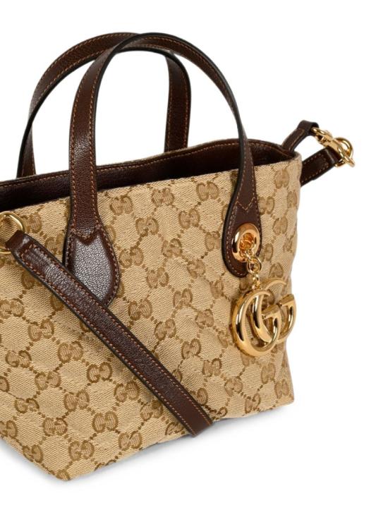 26FW 구찌 GG 마몽 스몰 토트백 855391FAF059651 Brown - GUCCI