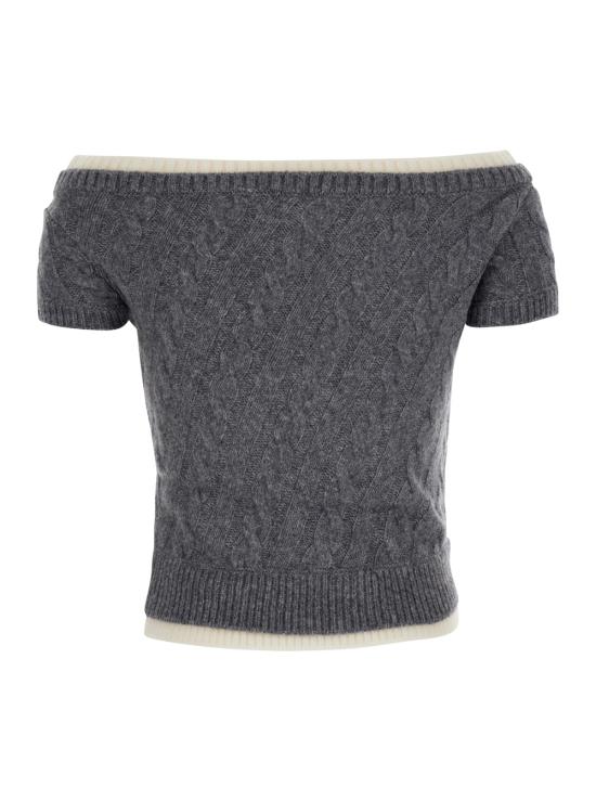 26FW 슈슈/통 긴팔 티셔츠 MWDFTO27SEA390GR100 Grey - SHUSHU/TONG