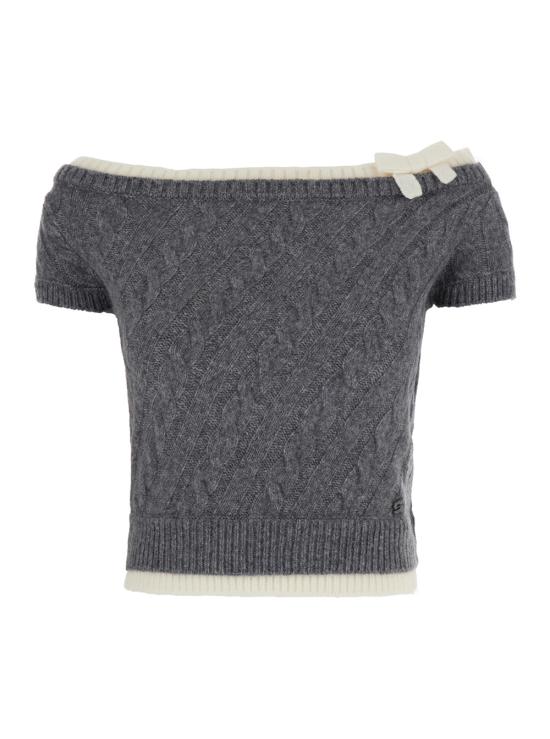 26FW 슈슈/통 긴팔 티셔츠 MWDFTO27SEA390GR100 Grey