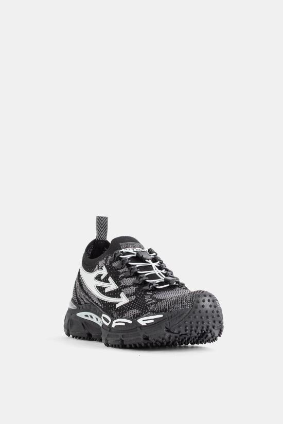  오프화이트 스니커즈 FW26H163 OF06207001 1072 Black Silver EU40 - OFF WHITE