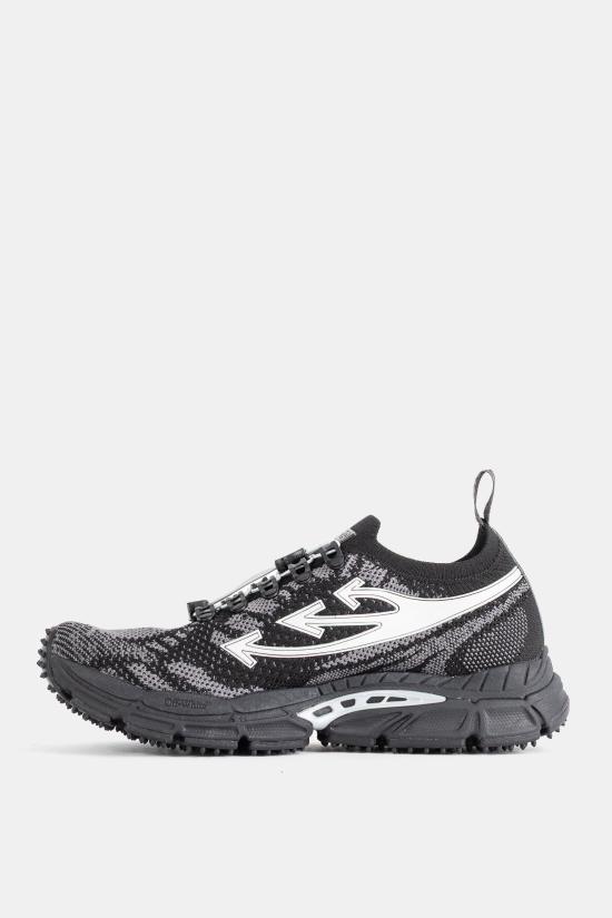  오프화이트 스니커즈 FW26H163 OF06207001 1072 Black Silver EU40 - OFF WHITE