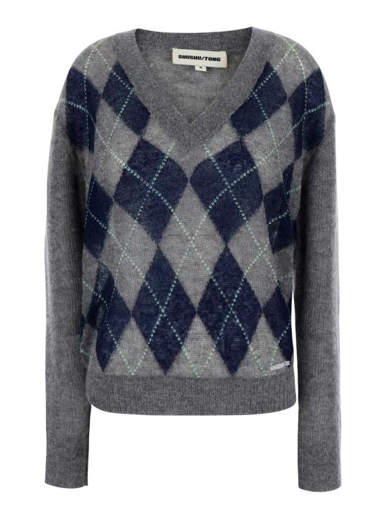 26FW 슈슈/통 긴팔 티셔츠 MWDFTO32SUP813PL101 Grey