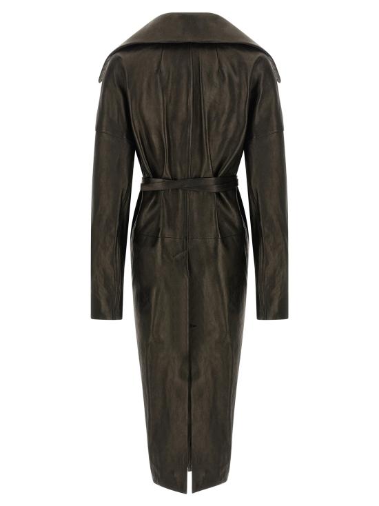  릭 오웬스 코트 LDRO02E4969LNV09 BROWN - RICK OWENS
