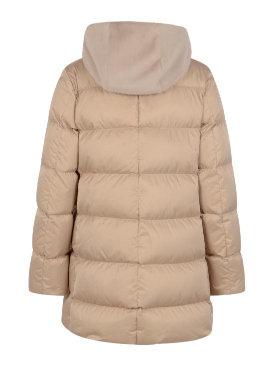 26FW 에르노 새틴 & 뉴 레이디 퍼 A셰이프 다운 자킷 PI001934D 12170Z1985 CHANTILLY - HERNO