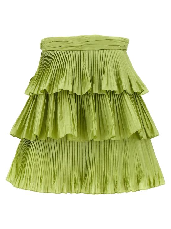  발렌티노 가라바니 스커트 LDB3RADN59176Y0 LIME GREEN - VALENTINO GARAVANI