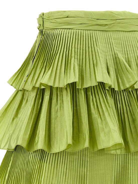  발렌티노 가라바니 스커트 LDB3RADN59176Y0 LIME GREEN - VALENTINO GARAVANI