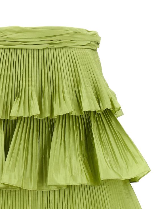  발렌티노 가라바니 스커트 LDB3RADN59176Y0 LIME GREEN - VALENTINO GARAVANI