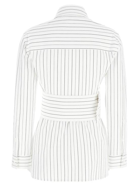  버버리 셔츠 LD8103514STRINGCOAL WHITE - BURBERRY