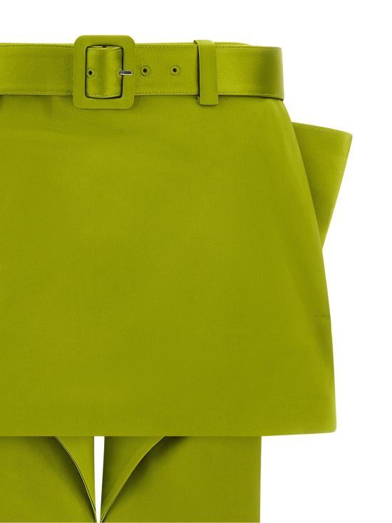  셀프 포트레이트 스커트 LDAW26008SKGGREEN LIME GREEN - SELF PORTRAIT