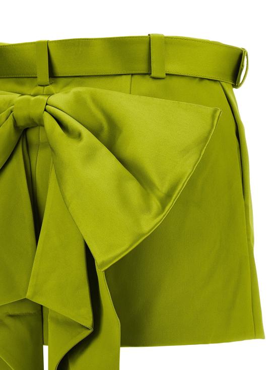  셀프 포트레이트 스커트 LDAW26008SKGGREEN LIME GREEN - SELF PORTRAIT