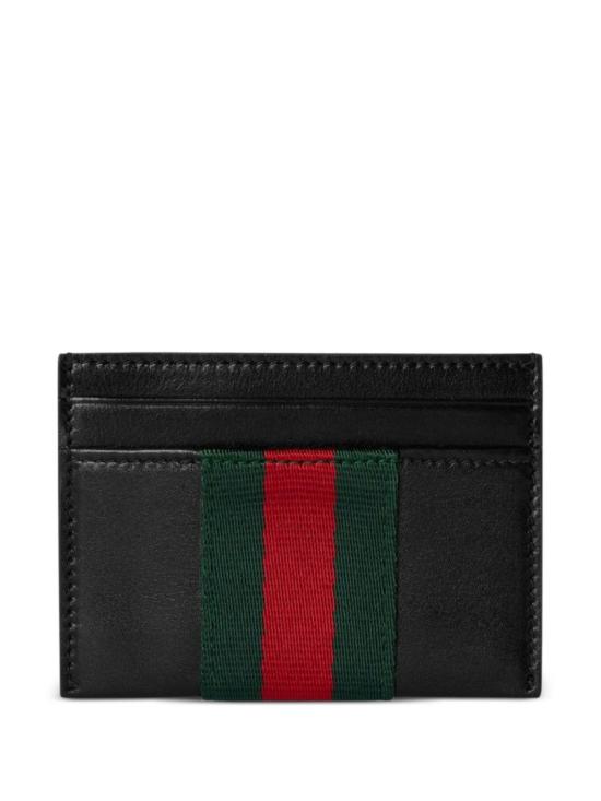 26FW 구찌 웹 트레이드마크 카드 케이스 867277AAGIT1053 Black
