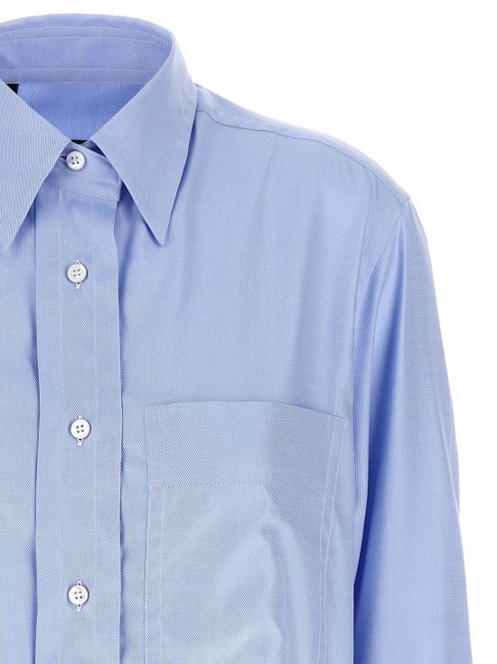  브리오니 셔츠 LDSCGH0LPC05E4800 BLUE - BRIONI