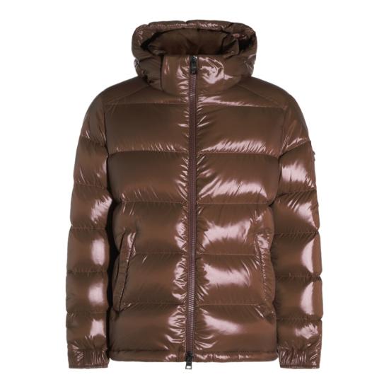 26FW 에르노 마야 후드 쇼트 다운 재킷 PI001416U129738940 Brown