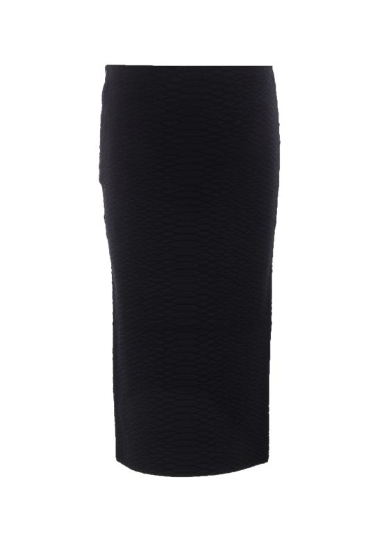 26FW 엘리자베타프랜치 미디 스커트 GK10S67E2 110 BLACK - ELISABETTA FRANCHI