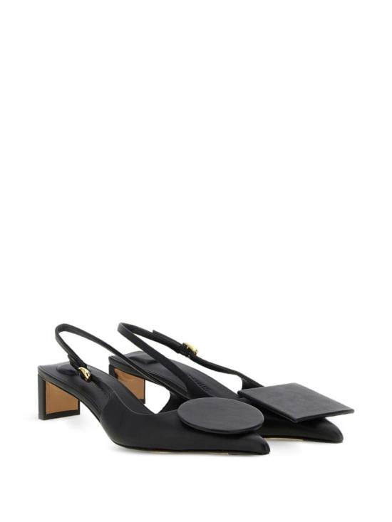 26FW 자크뮈스 힐/펌프스 FOW00076 AC27L26 990 Black - JACQUEMUS