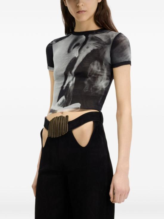26FW 장 폴 고티에 탑 TO559 M031P 000201 Black - JEAN PAUL GAULTIER