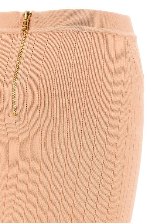  발망 스커트 LDEF1LB290KB070LB BEIGE - BALMAIN