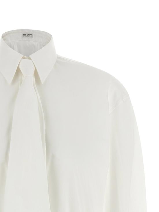  브루넬로 쿠치넬리 셔츠 LDMP091M3A56C159 WHITE - BRUNELLO CUCINELLI
