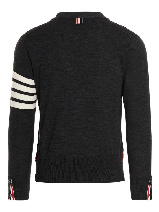  톰브라운 가디건 LDMKC002AY1014022 BLACK - THOM BROWNE