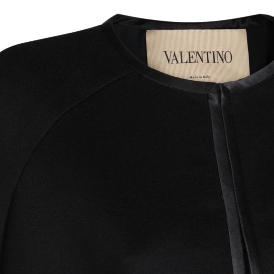 26FW 발렌티노 가라바니 코트 9B3CG4YA6JANUD Black - VALENTINO GARAVANI