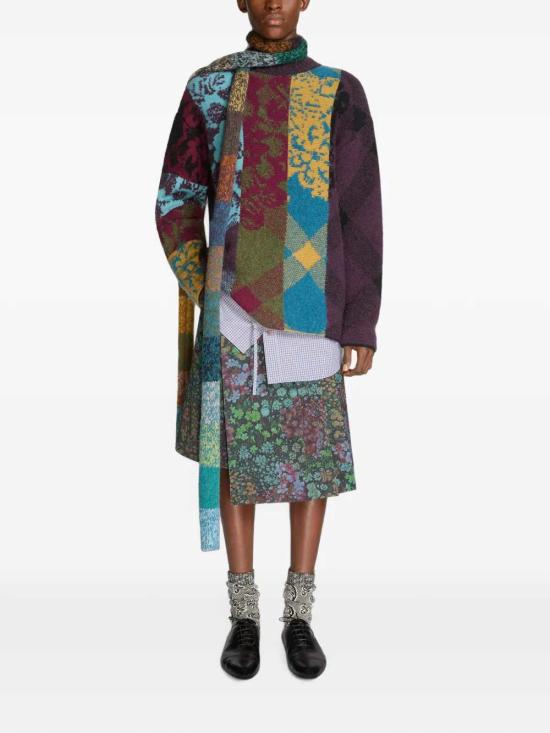 26FW 드리스 반 노튼 스웨터 2620212334740 PURPLE 401 - DRIES VAN NOTEN