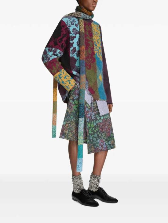 26FW 드리스 반 노튼 스웨터 2620212334740 PURPLE 401 - DRIES VAN NOTEN