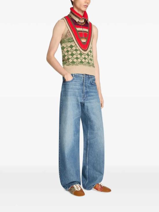26FW 드리스 반 노튼 데님 팬츠 2620209414410 BLUE 504 - DRIES VAN NOTEN