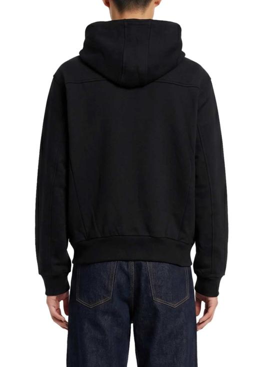 26FW 드리스 반 노튼 후드 티셔츠 2620211474610 BLACK 900 - DRIES VAN NOTEN