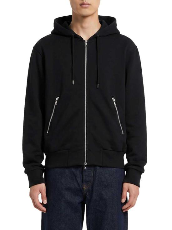 26FW 드리스 반 노튼 후드 티셔츠 2620211474610 BLACK 900 - DRIES VAN NOTEN