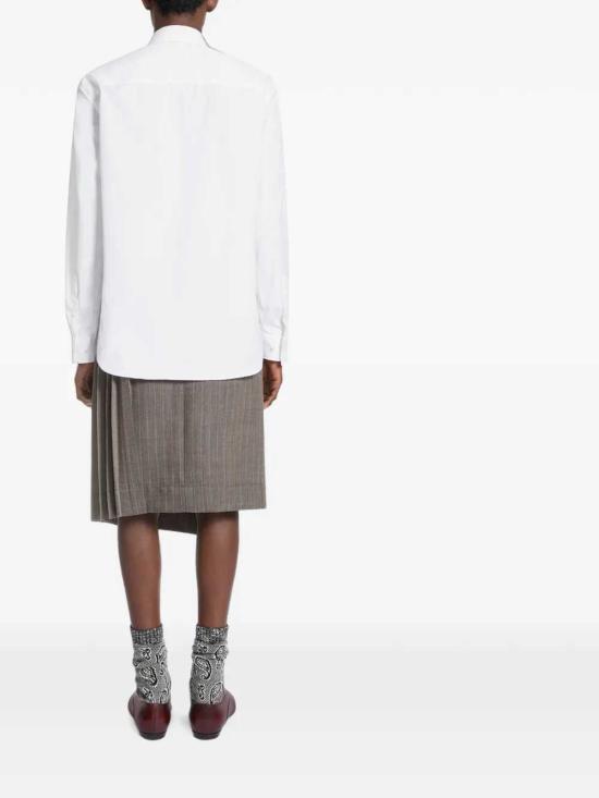 26FW 드리스 반 노튼 긴팔 셔츠 2620207124314 WHITE 1 - DRIES VAN NOTEN