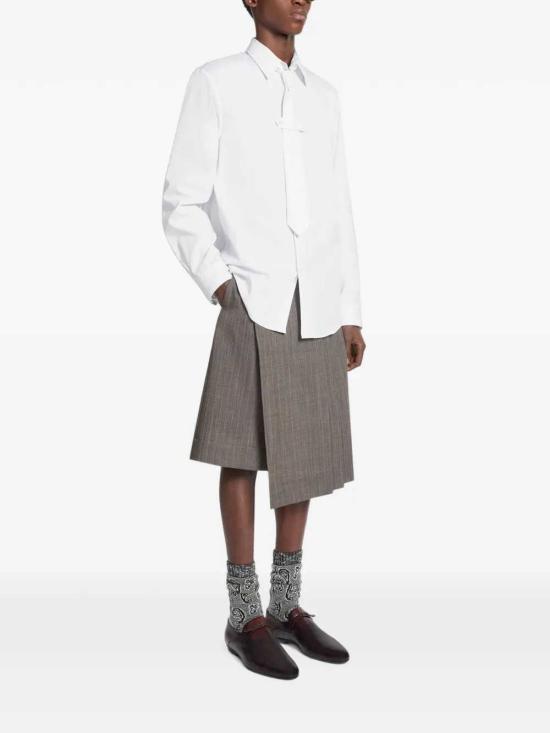 26FW 드리스 반 노튼 긴팔 셔츠 2620207124314 WHITE 1 - DRIES VAN NOTEN