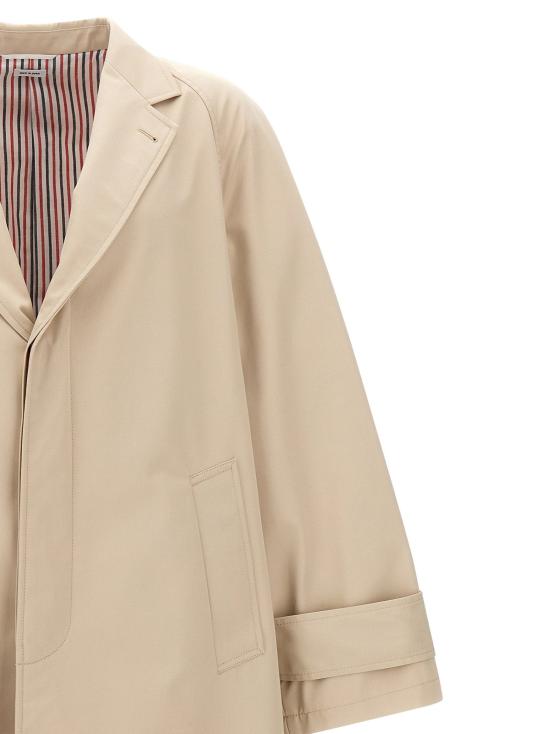  톰브라운 트렌치 코트 LDMOU629A06111250 BEIGE - THOM BROWNE