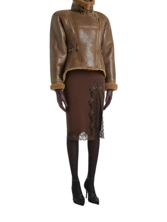 26FW 발망 스커트 SK0000000082 A91 Brown - BALMAIN