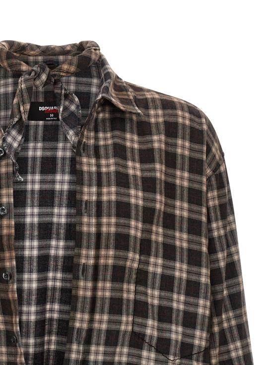  디스퀘어드2 셔츠 LDS71DM0809D35307002F BROWN - DSQUARED2