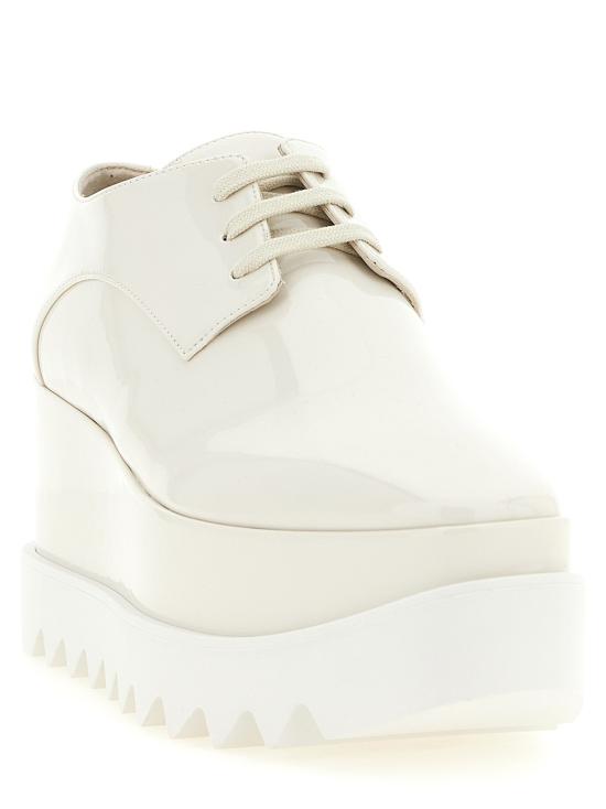 26FW 스텔라 맥카트니 힐/펌프스 모노크롬 엘리스 웨지 화이트 - STELLA MCCARTNEY