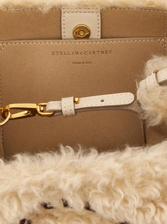 26FW 스텔라 맥카트니 숄더백 양털 로고  베이지 - STELLA MCCARTNEY