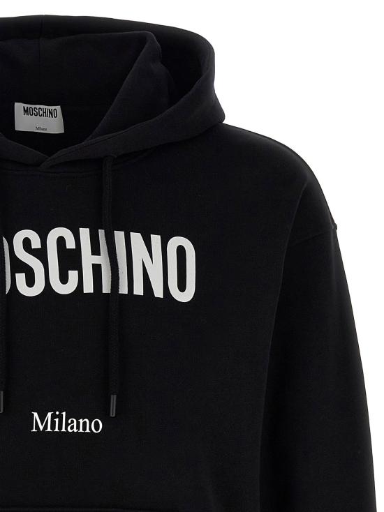  모스키노 후드 티셔츠 LDA170852281555 BLACK - MOSCHINO