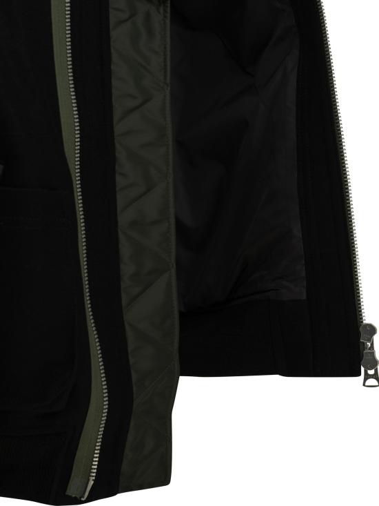 26FW 사카이 자켓 울 소재 봄버 재킷, 재킷 및 코트, 블랙 - SACAI
