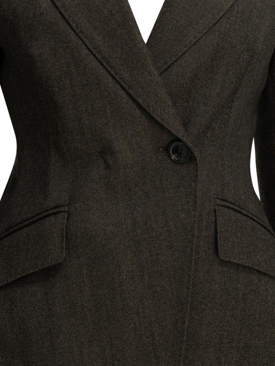26FW 막스마라 아우터 블랙 울 블레이저 재킷 및 코트 - MAX MARA