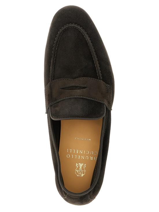  브루넬로 쿠치넬리 스니커즈 LDMZUCAHG730C8391 CHARCOAL - BRUNELLO CUCINELLI